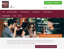 Tablet Screenshot of multisignaal.nl